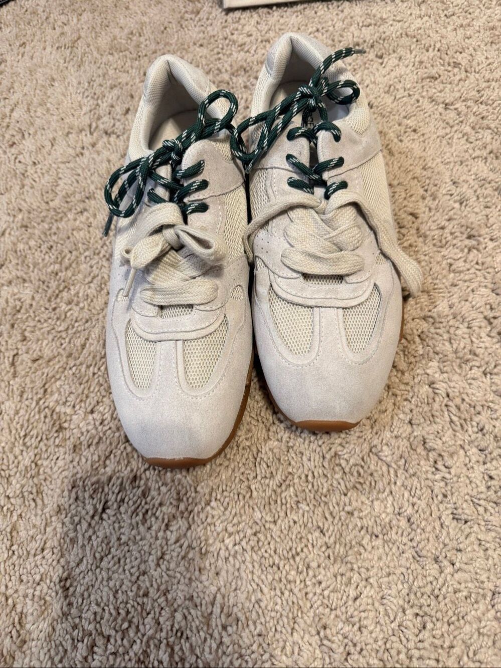 Dream Pairs White Mesh Retro Chunky Platform Casual Walking Sneakers Shoes 10